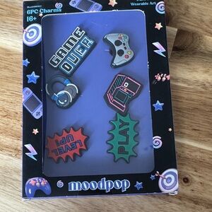 Kids Gaming Charm Shoe Accessories - Multicolor